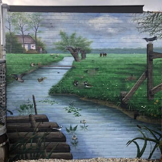 outdoor mural, 2023