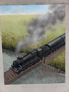 part of outdoor mural, 2025. Commissioned by the municipality of Bodegraven-Reeuwijk.