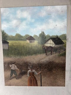 part of outdoor mural, 2025. Commissioned by the municipality of Bodegraven-Reeuwijk.